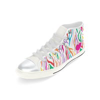 MISSY HIGH TOP CANVAS GIRLS' SNEAKERS
