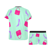 SHOES AND BAGS PAJAMA SHORT SET