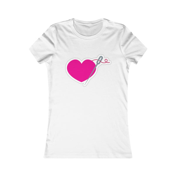 HEART AND NEEDLE TEE