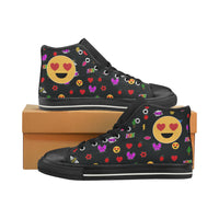 EMOJI PATCHES  HIGH TOP CANVAS GIRLS' SNEAKERS