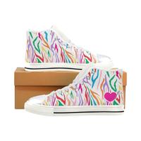 MISSY HIGH TOP CANVAS GIRLS' SNEAKERS