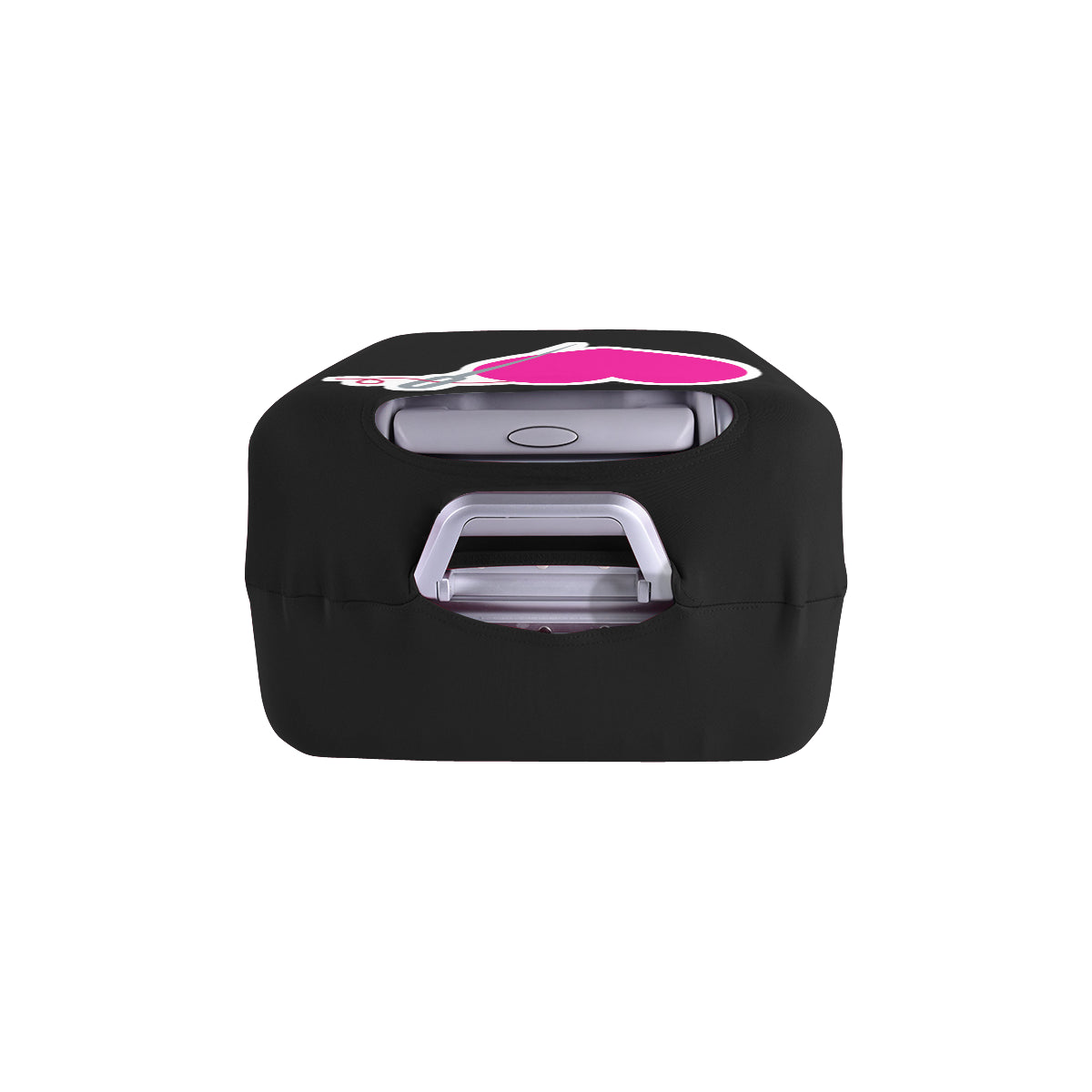 HEART AND NEEDLE EMBLEM LUGGAGE COVER - LARGE