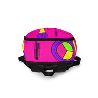 LET'S MAKE UP NEON PINK BACK PACK