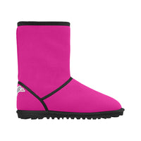 WARM & FUZZY HEART AND NEEDLE KIDS' SNOW BOOT - pink