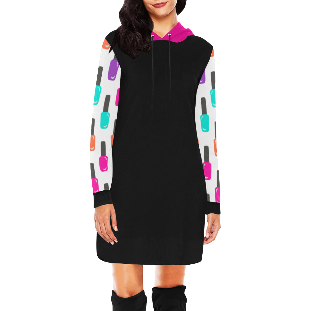 SO POLISHED HOODIE DRESS