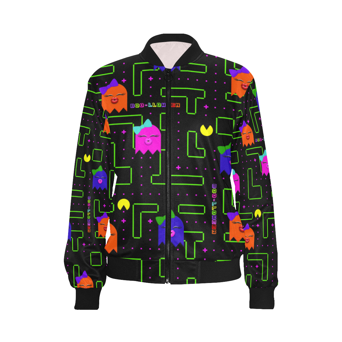 BOO-LLOWEEN LIGHTWEIGHT BOMBER JACKET