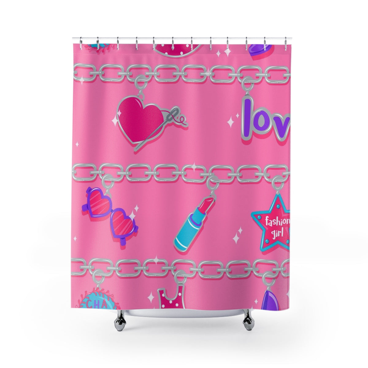 CHARMED SHOWER CURTAIN 71"x74"