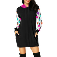 SO POLISHED HOODIE DRESS