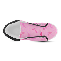 ON WEDNESDAYS WE WEAR PINK MID TOP CANVAS GIRLS' SNEAKERS (sz 5-11)