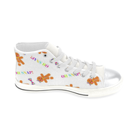 OH SNAP! HIGH TOP CANVAS SNEAKERS FOR KIDS