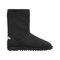 WARM & FUZZY HEART AND NEEDLE KIDS' SNOW BOOT - black