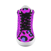 FASHION GIRL GRAFFITI MID TOP CANVAS GIRLS' SNEAKERS (sz 5-11)
