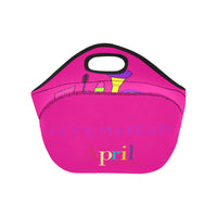 LET'S MAKEUP SMALL NEOPRENE LUNCH TOTE