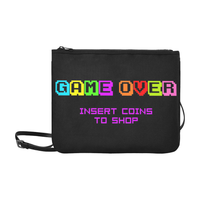 GAME OVER SLIM CROSS BODY PURSE