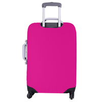 PINK HEART AND NEEDLE LUGGAGE COVER - LARGE