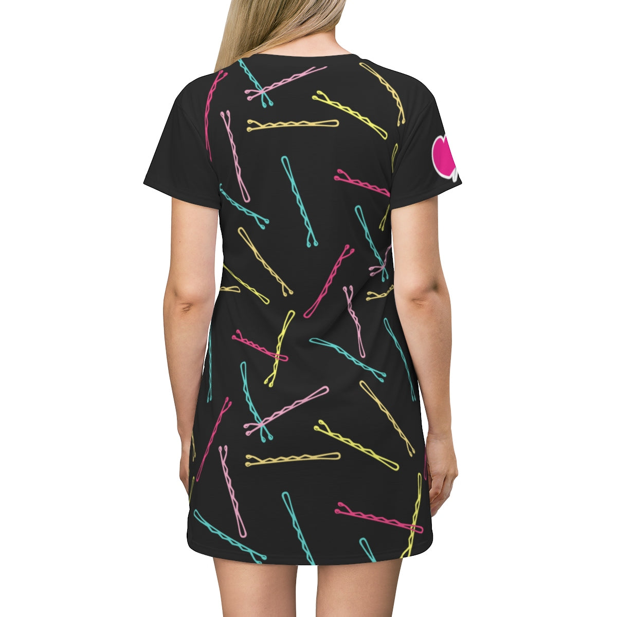 I GOT 99 BOBBY PINS... T-SHIRT DRESS
