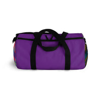MERRY PLAID Duffel Bag (purple)