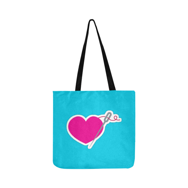 CHARMED TOTE BAG- teal