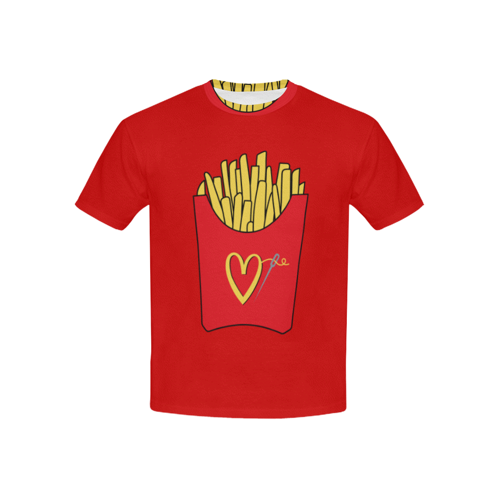 FAST FAST FASHION FRENCH FRY DESIGNER KIDS' TEE