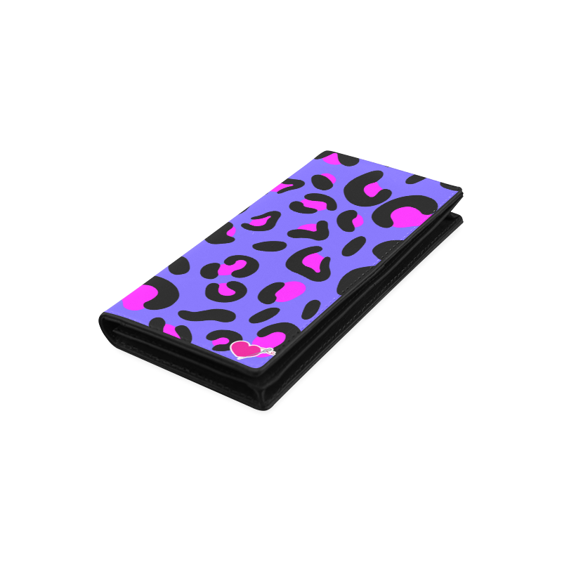 PURPLE LEOPARD WALLET