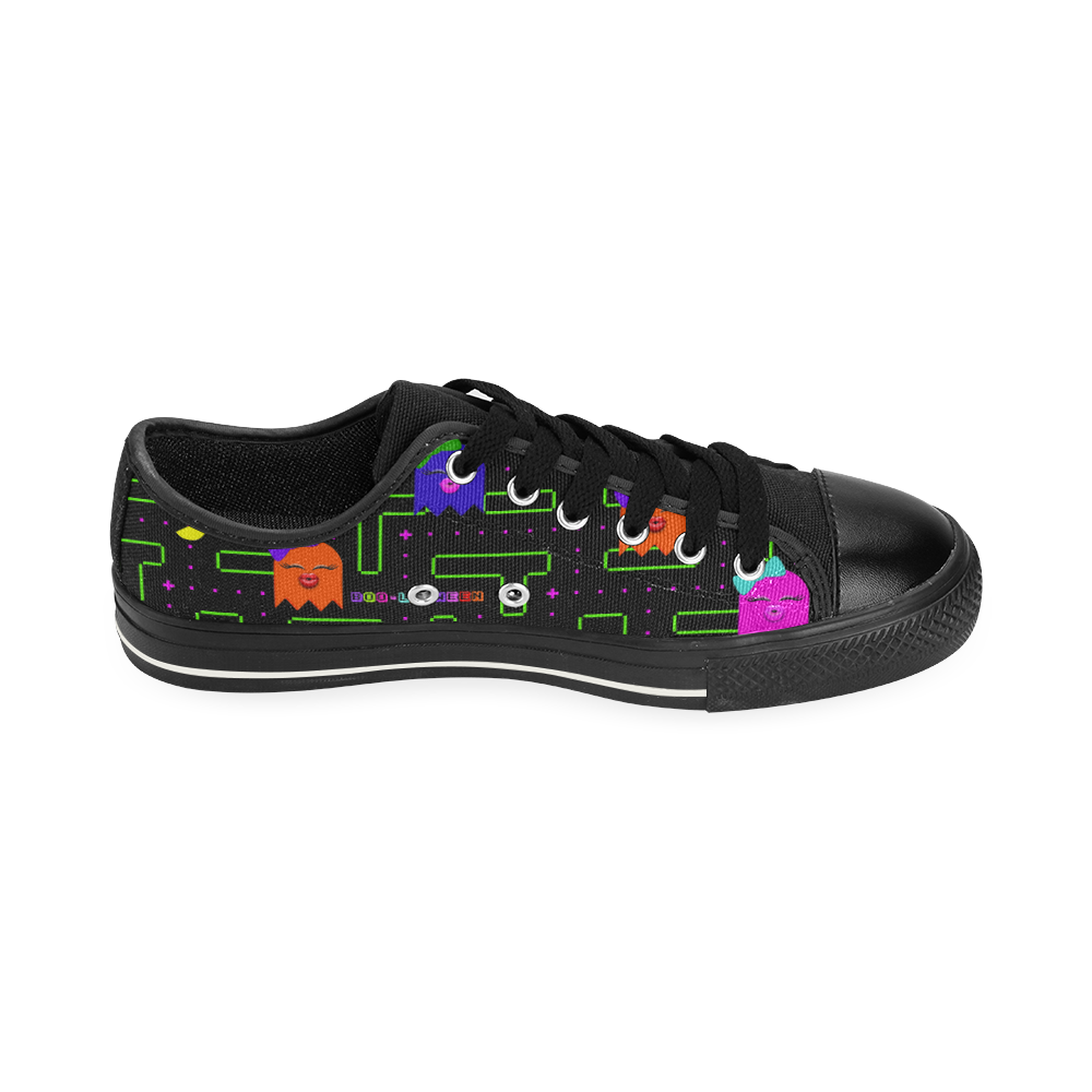 BOO-LLOWEEN LOW TOP CANVAS KIDS SNEAKERS