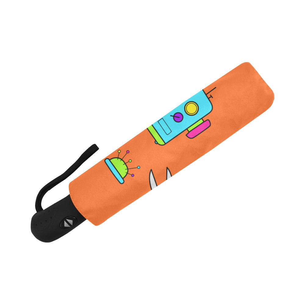 NEON DOODLE AUTO FOLDING UMBRELLA- 4 STYLES