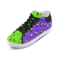 TOTALLY 80S MID TOP CANVAS GIRLS' SNEAKERS (sz 5-11)