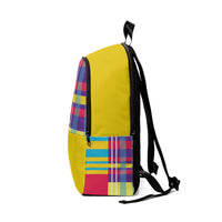 MERRY PLAID Back pack (gold)