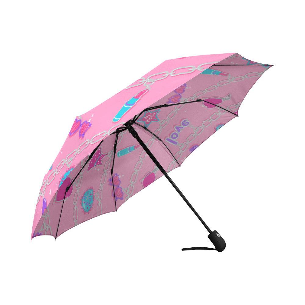 CHARMED AUTO FOLDING UMBRELLA