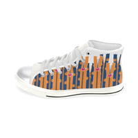 SPORTY ZIPPERS HIGH-TOP GIRLS' SNEAKERS (sz 6-12)
