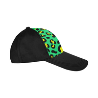 YELLOW AND GREEN LEOPARD MIXIE DAD CAP