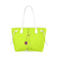 PARIS FASHION GIRL NEVERFULL CANVAS TOTE BAG