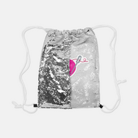 Heart and Needle Reversible Sequin Back pack