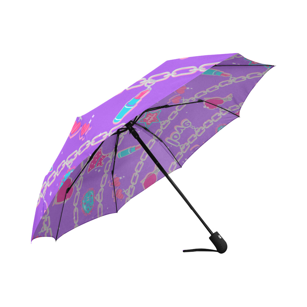 CHARMED AUTO FOLDING UMBRELLA