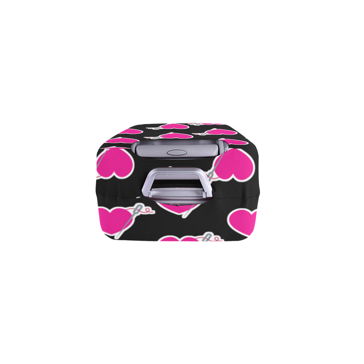HEART AND NEEDLE LUGGAGE COVER - SMALL
