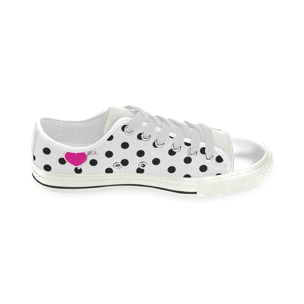 POLKA LIKE A DOT LOW TOP CANVAS GIRLS' SNEAKERS