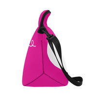 HEART AND NEEDLE NEOPRENE LUNCH TOTE WITH STRAP (5 COLORS)
