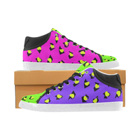 TOTALLY 80S MID TOP CANVAS GIRLS' SNEAKERS (sz 5-11)