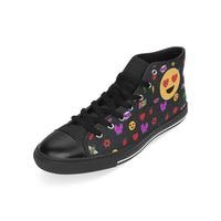 EMOJI PATCHES  HIGH TOP CANVAS GIRLS' SNEAKERS
