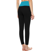 HIGH WAIST YOGA LEGGINGS - TEAL