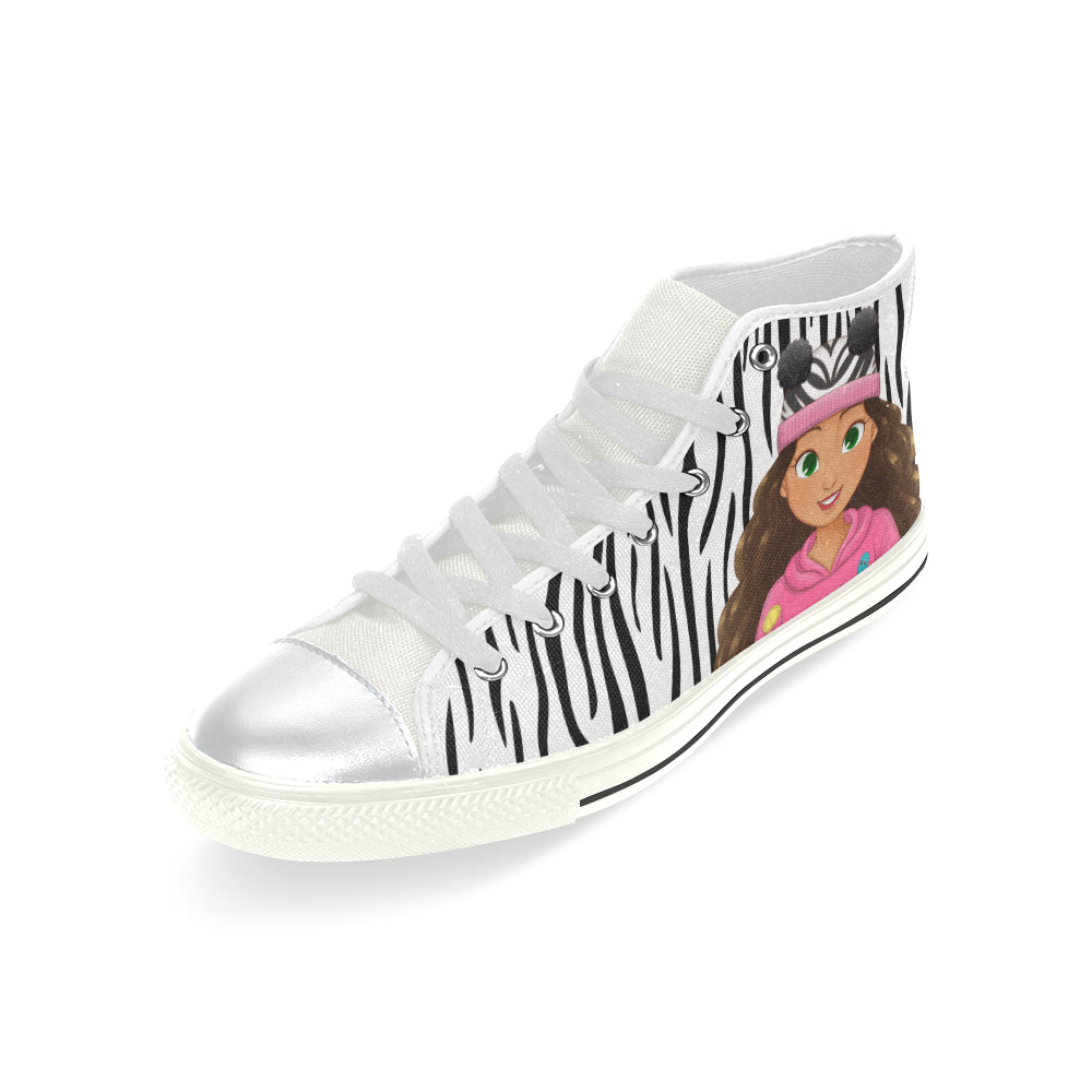MISS CAMILA HIGH TOP CANVAS GIRLS' SNEAKERS