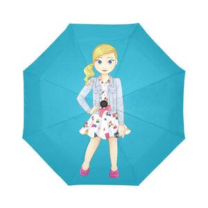 BEST FASHION FRIENDS AUTO FOLDING UMBRELLA- 4 STYLES