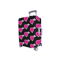 HEART AND NEEDLE LUGGAGE COVER - SMALL