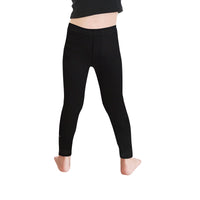 HEART AND NEEDLE KIDS LEGGINGS- BLACK