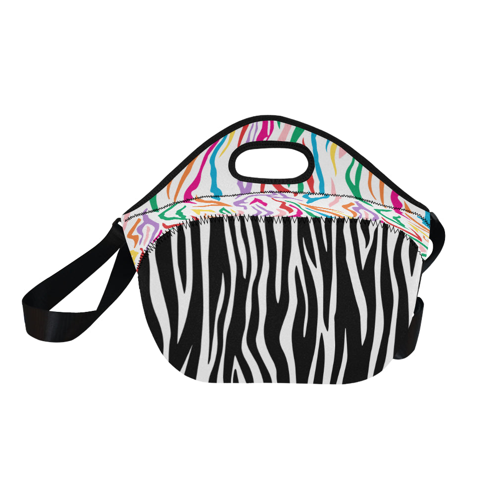 MIXIE NEOPRENE LUNCH TOTE WITH STRAP- 3 STYLES