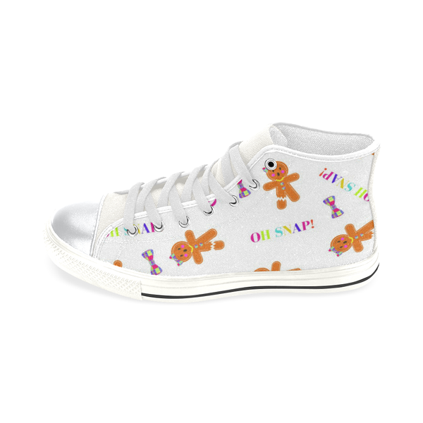 OH SNAP! HIGH TOP CANVAS SNEAKERS FOR KIDS