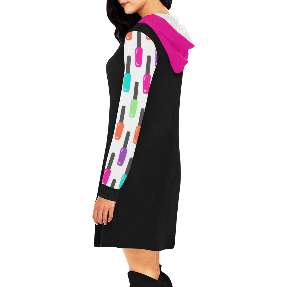 SO POLISHED HOODIE DRESS
