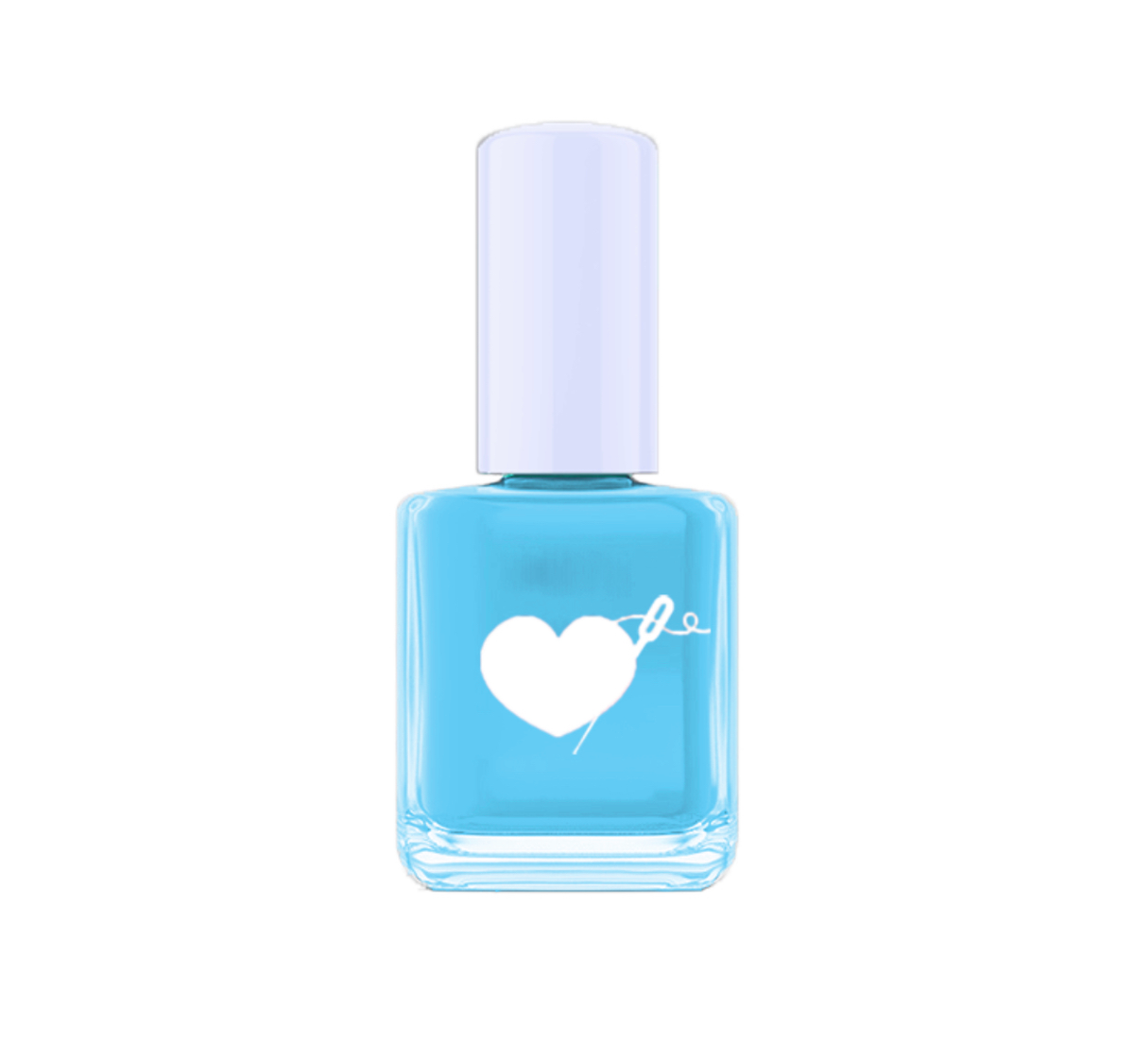 deep sky blue nail polish