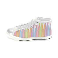 GIRLY ZIPPERS HIGH TOP CANVAS GIRLS' SNEAKERS