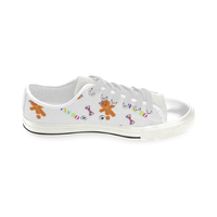 OH SNAP! LOW TOP CANVAS SNEAKERS FOR KIDS